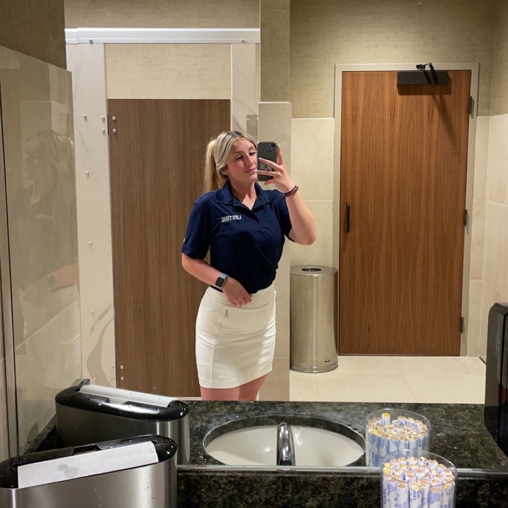 Cutter & Buck White Performance Skort - AS SEEN ON TIKTOK @savannahjromero